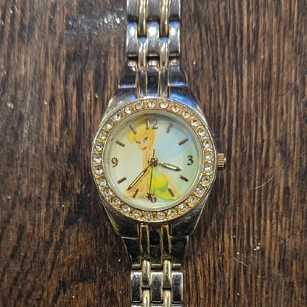 Disney Tinker Bell Gold and Silver Women's Watch